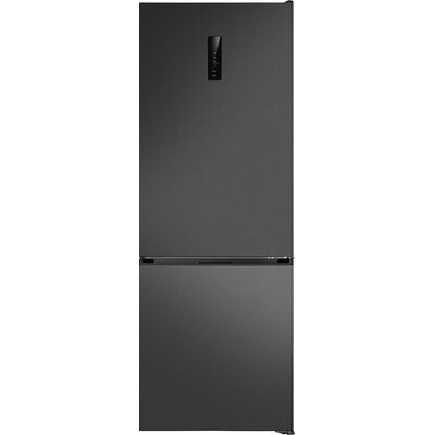 Lodówka AMICA FK3706D.5DFXCM (D) No Frost 200cm Czarny/Inox