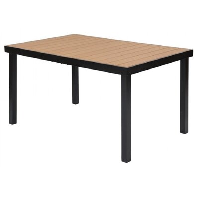 Stół ogrodowy MIRPOL Izzy Brązowo-czarny