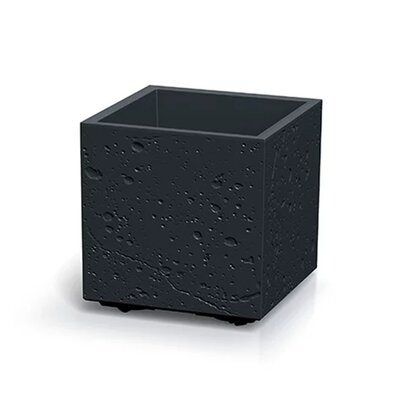 Doniczka PROSPERPLAST Sierra Square Beton Effect DSI300E (28.8 x 28.8 x 29 cm) 13.1L Czarny