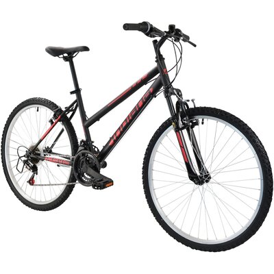 Rower górski MTB INDIANA X-Pulser 1.6 Steel U15 26 cali męski Czarno-czerwony