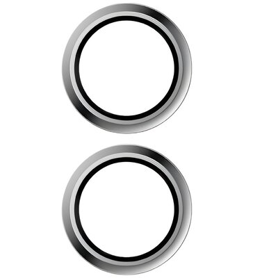 Szkło hartowane na obiektyw HAMMER GLASS Lens Protector do Apple iPhone 16/16 Plus Srebrny