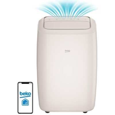 Klimatyzator przenośny BEKO BP1095C Wi-Fi Timer Tryb Nocny Osuszanie Biały