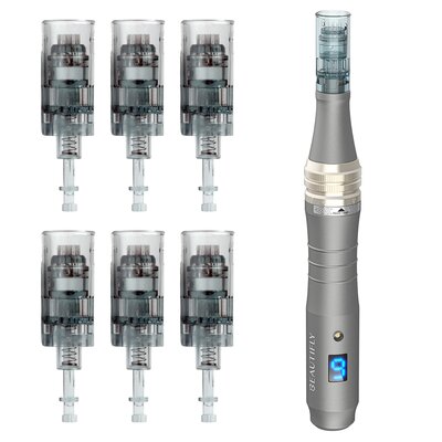 Urządzenie do mezoterapii mikroigłowej BEAUTIFLY Dermapen RevitaDerm PRO + Głowice BEAUTIFLY DermaPen RevitaDerm Pro 36 Pin