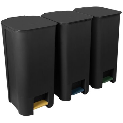 Kosz na śmieci do segregacji PRACTIC Bini 10104377 3x40L
