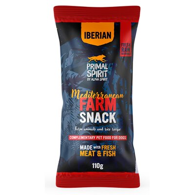 Przysmak dla psa PRIMAL SPIRIT Iberian Mediterranean Farm 110 g