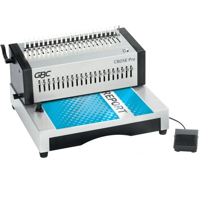 Bindownica GBC CB25E Pro Grzbietowa, 25 dziurkowanych kartek, 500 oprawianych kartek