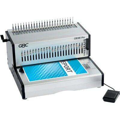 Bindownica GBC CB30E Pro Grzbietowa, 30 dziurkowanych kartek, 500 oprawianych kartek