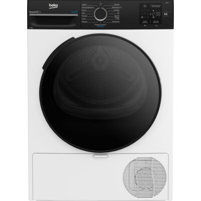 Suszarka BEKO b300 BM3T38239WBDC Slim 47cm 8kg Pompa ciepła SteamCure AquaWave