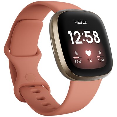 Smartwatch Google FITBIT Versa 3 Różowo-złoty