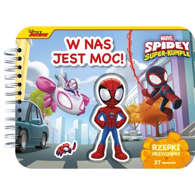 Książka Marvel Spidey i Super-kumple W nas jest moc! Rzepki-przyczepki Monika Kiersnowska (twarda okładka)