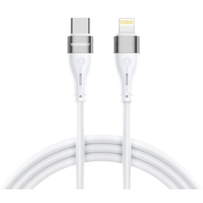 Kabel Lightning - USB-C WOZINSKY WSTCL1 27W 1 m Biały