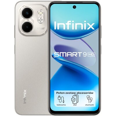Smartfon INFINIX Smart 9 HD 4/64GB 6.7" 90Hz Tytanowy