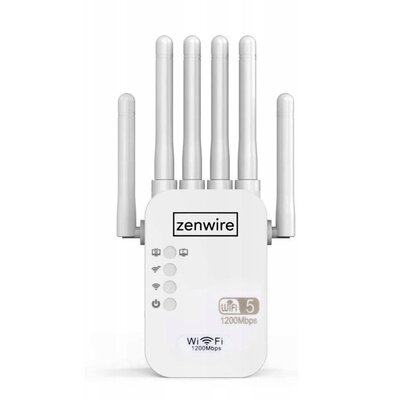 Wzmacniacz sieci ZENWIRE WD-R1201U 2.4 / 5 GHz, Wi-Fi 5 (802.11 a/b/g/n/ac)