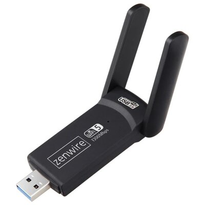 Karta sieciowa ZENWIRE WD-4605AC USB-A, Zewnętrzna, 2.4 / 5 GHz