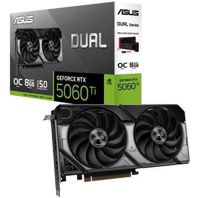 Karta graficzna ASUS GeForce RTX 5060 Ti Dual OC 8GB DLSS 4