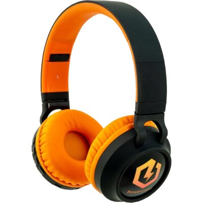 Słuchawki nauszne POWERLOCUS Buddy Kids Czarno-pomarańczowy