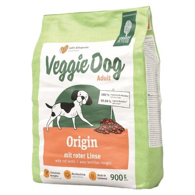 Karma dla psa GREEN PETFOOD VeggieDog Origin Adult z soczewicą 900 g