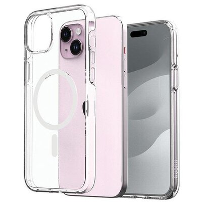Etui ARAREE Duple M do Apple iPhone 14 Plus/15 Plus Przezroczysty
