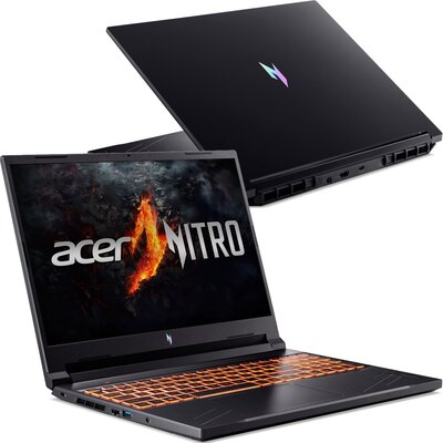 Laptop ACER Nitro V 16 ANV16-41 16" IPS 165Hz R5-8645HS 16GB RAM 512GB SSD Geforce RTX4050 DLSS 3 Funkcje AI