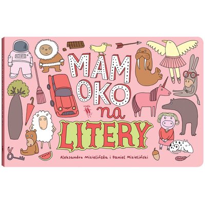 Książka Miasteczko Mamoko Mam oko na litery Aleksandra i Daniel Mizielińscy (twarda okładka)