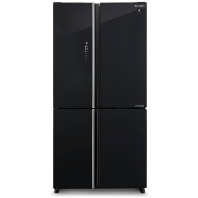 Lodówka SHARP SJ-GP780D-BK Side by Side No Frost 183cm 4D ION Plasmacluster Czarne szkło