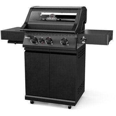 Grill gazowy KOLER Krone Compact Pro Czarny 15.8 kW 60 x 46 cm