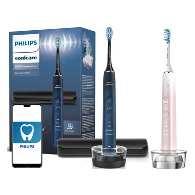 Szczoteczka soniczna PHILIPS Sonicare 9000 DiamondClean HX9911/88 + Szczoteczka soniczna PHILIPS Sonicare 9000 DiamondClean HX9911/84
