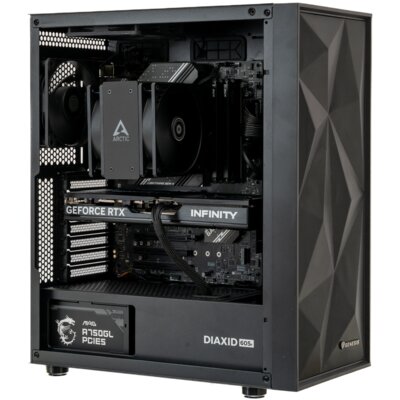 Komputer MAD DOG DIAXID605F-I16DB32 i5-14400F 32GB RAM 1TB SSD GeForce RTX5070 DLSS 4 Wi-Fi