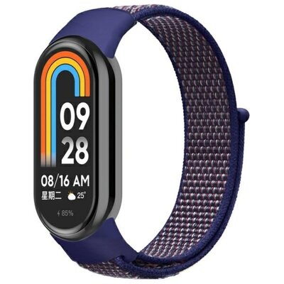 Pasek BELINE NylonLoop do Mi Band 9/8 Granatowy