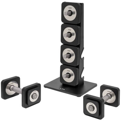 Zestaw hantli S-LINE DYNAMICS SA031 (4 x 0.5 / 16 x 1 kg)