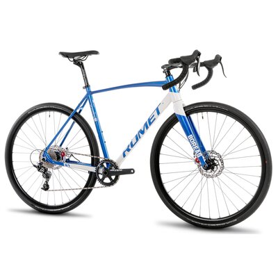 Rower gravel ROMET Boreas 1 U21 28 cali Biało-niebieski
