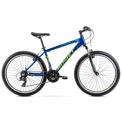 Rower górski MTB ROMET Rambler R6.0 M19 26 cali Niebiesko-limonkowy