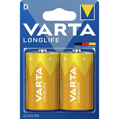 Baterie D LR20 VARTA Longlife (2 szt.)