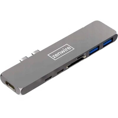 Hub ZENWIRE BYL-2011N 7w2 USB Typu C 3.2 Gen. 1, Pasywny