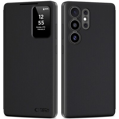 Etui TECH-PROTECT Smart Wallet do Samsung Galaxy S25 Ultra Czarny