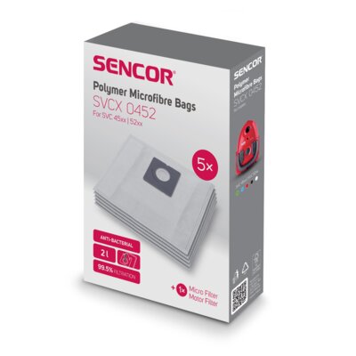 Worek do odkurzacza SENCOR SVC 45/52 (5 sztuk)
