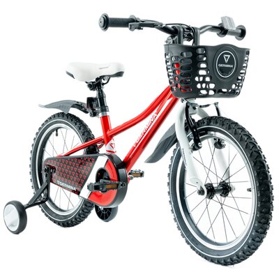 Rower dziecięcy GERMINA BMX 16 cali Czerwony Wzrost: 100-120 cm Wiek: 4-6 lat