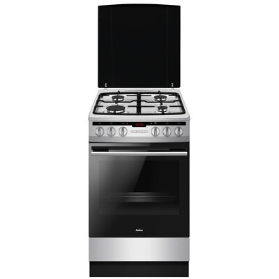 Kuchnia AMICA 57GE3.33HZPTADPA(XX) Termoobieg Drabinki Prowadnice teleskopowe Pizza 300˚C