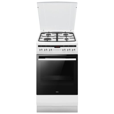 Kuchnia AMICA 58GET3.33HZPTADPA(W) Termoobieg Drabinki Prowadnice teleskopowe Pizza 280˚C