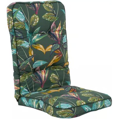 Poduszka na fotel PATIO Royal/Lena G058-02PB 124 x 48 cm Niebiesko-zielono-żółty