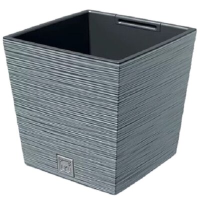 Doniczka PROSPERPLAST Furu Square DFS300-422U (29,5 x 29,5 x 29 cm) 14L Szary