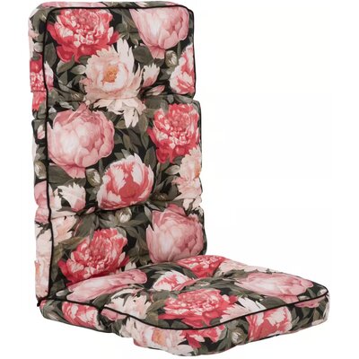 Poduszka na fotel PATIO Royal/Lena A101-23PB 124 x 48 cm Różowo-zielony