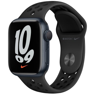 APPLE Watch 7 Nike GPS 45mm koperta z aluminium (północ) + pasek sportowy (antracyt)