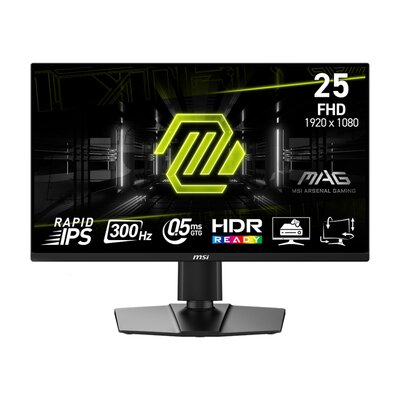 Monitor MSI Mag 255PXF 24.5" 1920x1080px IPS 300Hz 0.5ms [GTG]