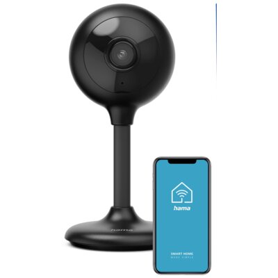 Kamera HAMA 176651 Wewnętrzna, Wi-Fi, Czarny