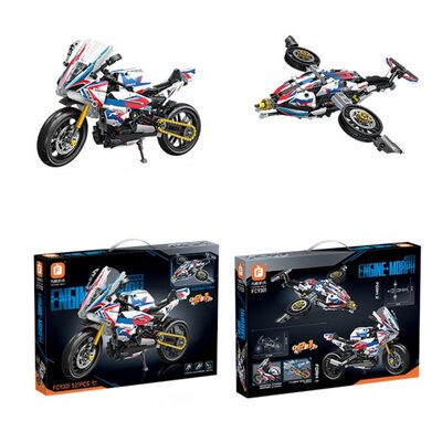 Klocki plastikowe QBI Turystyczny motocykl FC9301