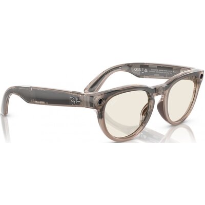 Okulary RAY BAN Meta Headliner Ciepły Kamienny Połysk