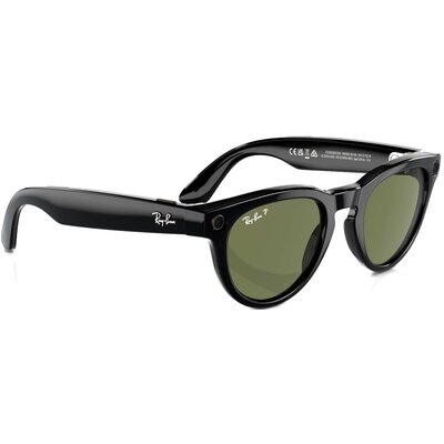 Okulary RAY BAN Meta Headliner Czarny Połysk