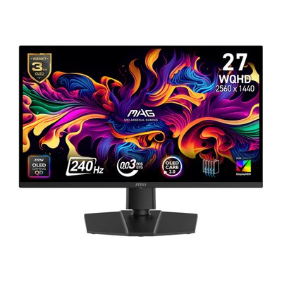 Monitor MSI Mag 273QP QD-OLED X24 26.5" 2560x1440px 240Hz 0.03ms [GTG]