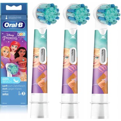Oryginalna końcówka szczoteczki ORAL-B Kids EB10S-3 Princess (3 szt.) (Dla dzieci od lat 3)